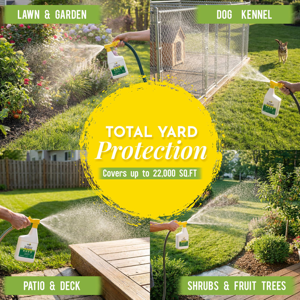 Plant-Derived Essential Oils Outdoor Yard Spray Refill Concentrate 32 oz D994