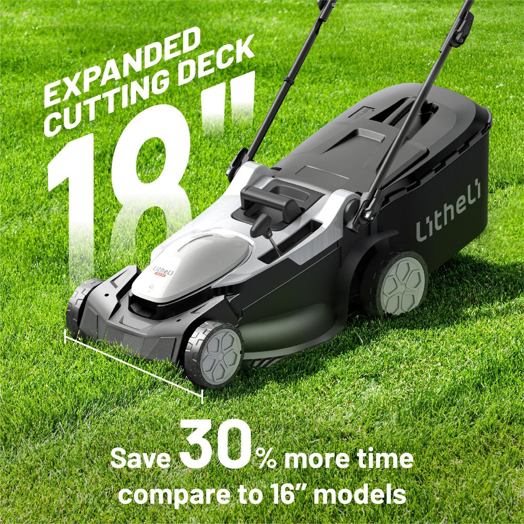 18" Cordless Electric Self Propelled Lawn Mower O5631