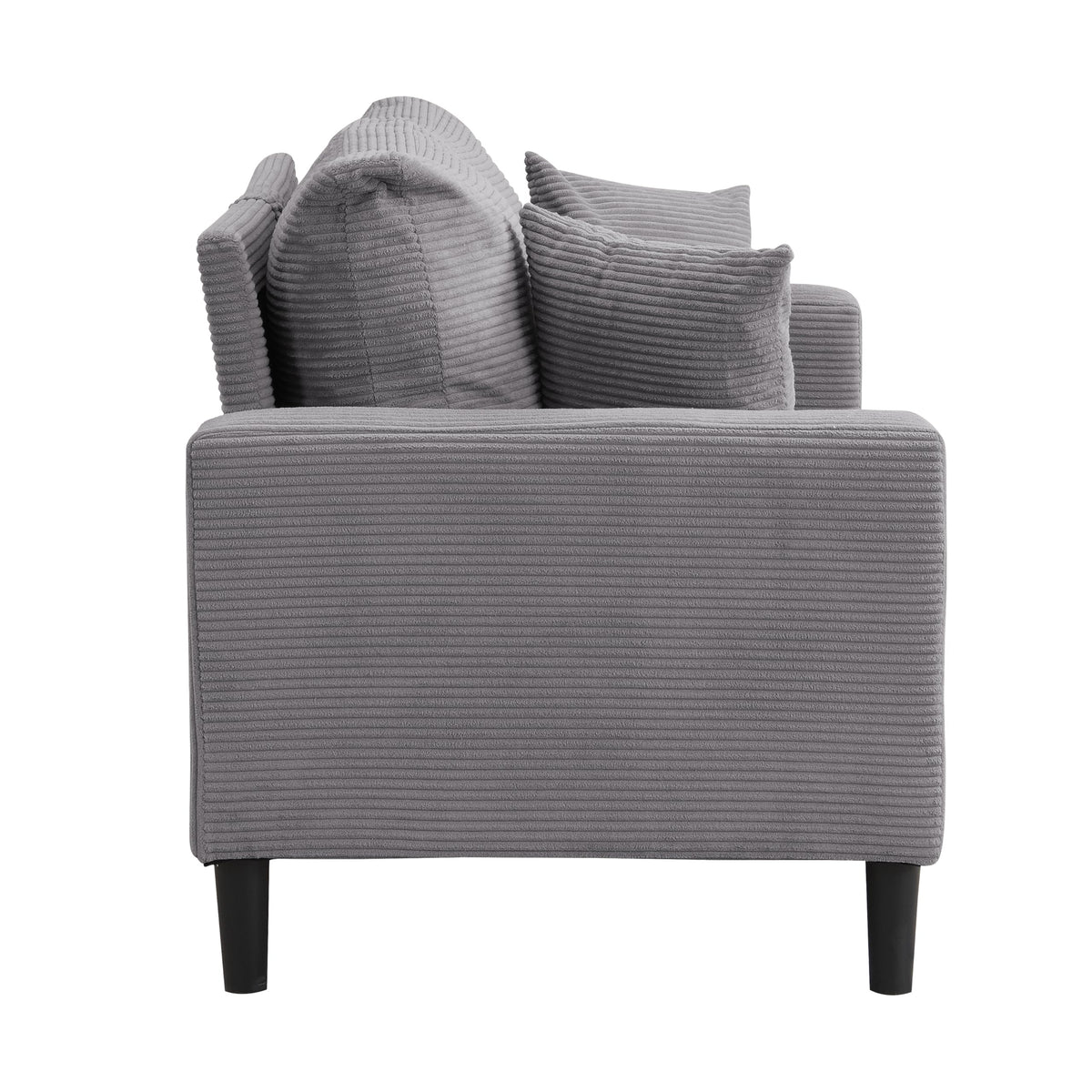 Light Gray Upholstered Loveseat Sofa X680