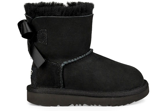 UGG Mini Bailey Bow II Boot - Black (Toddler)
