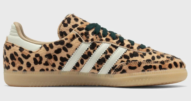 adidas Samba OG Leopard Women's Sneakers – Magic Beige / Ivory